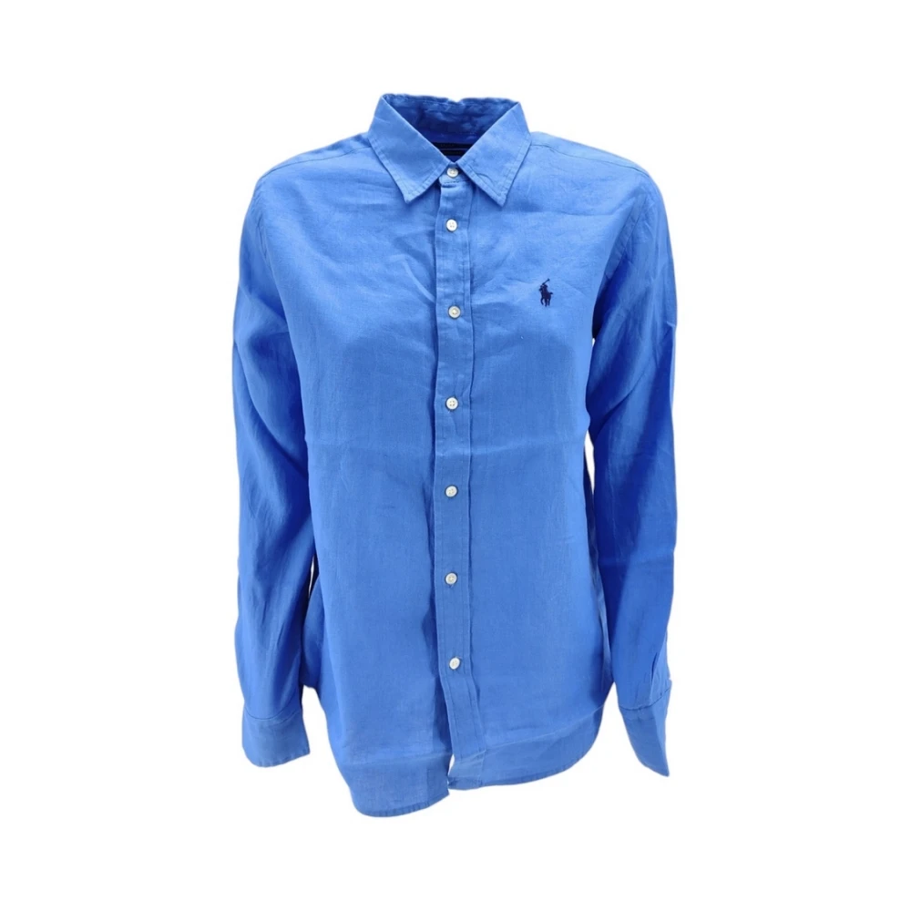 Ralph Lauren Blauwe Overhemde Blue Dames