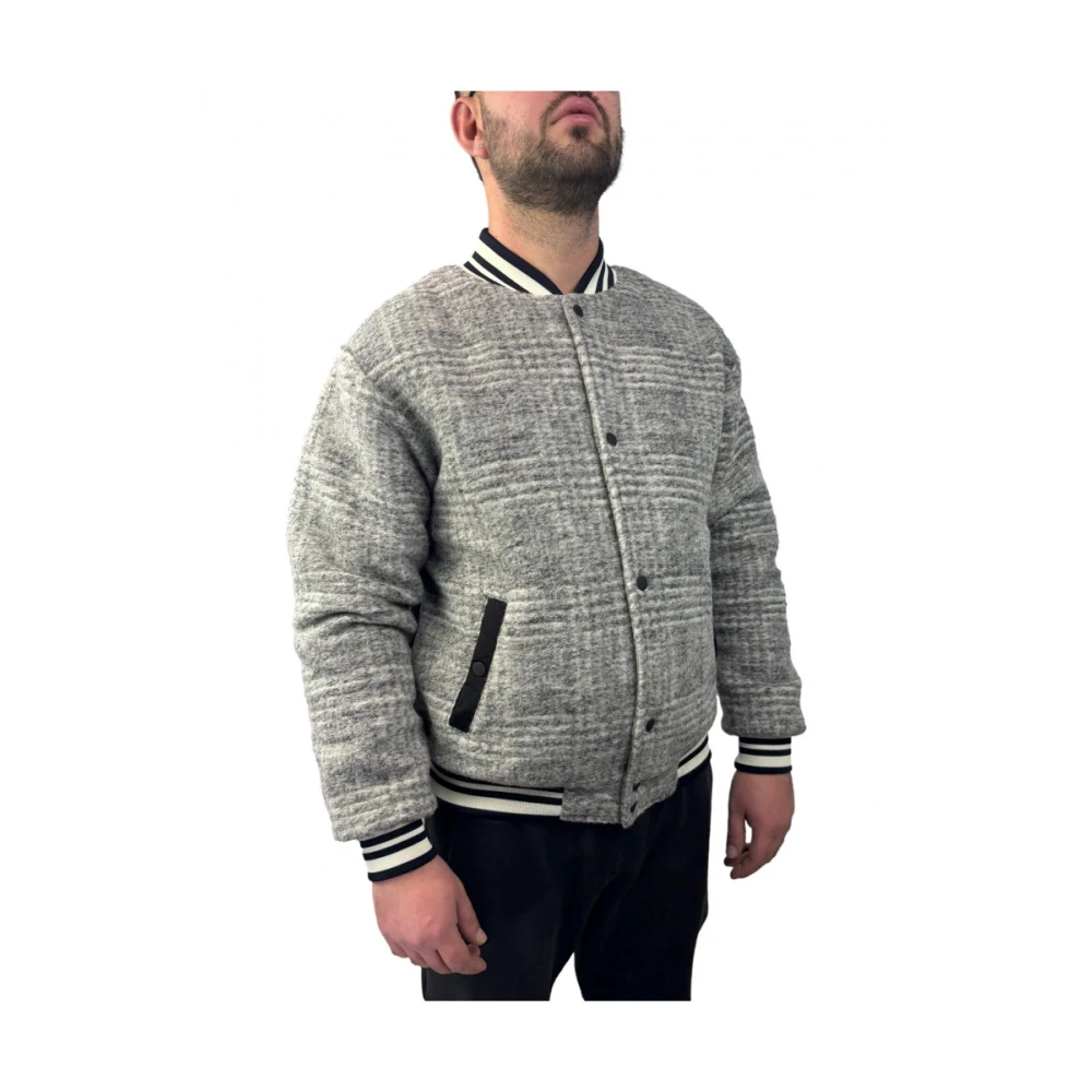 Pmds Stijlvolle Jas voor Mannen Gray Heren