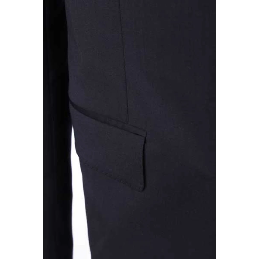 Lardini Blauwe Single-Breasted Jas Blue Heren