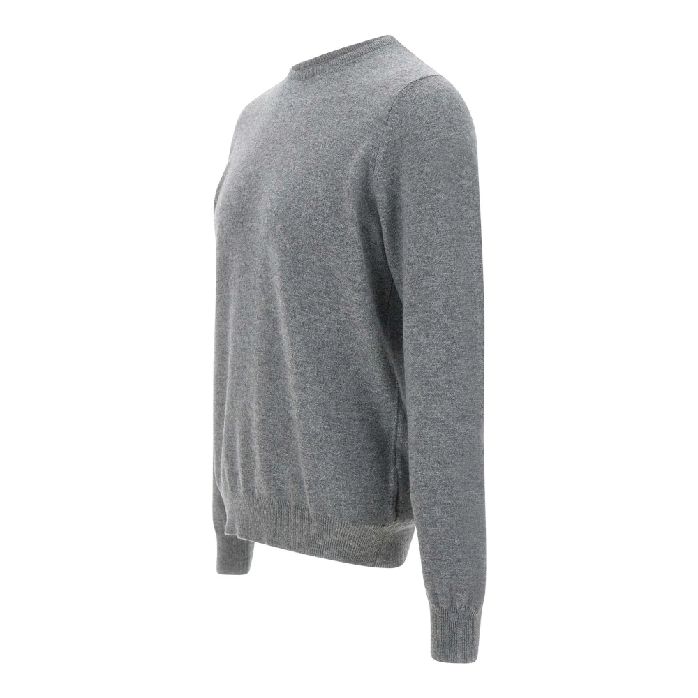 Gran Sasso Heren Wol Kasjmier Trui Grijs Gray Heren