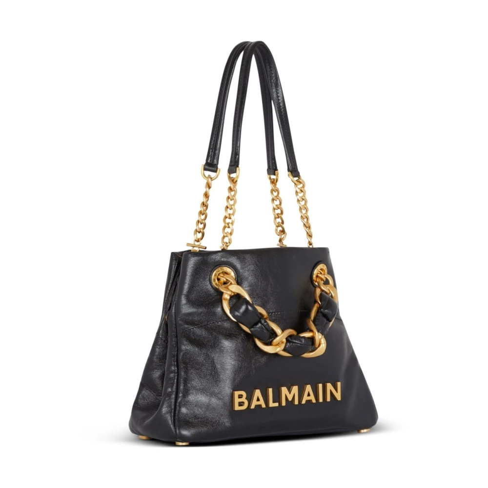 Balmain Zwarte tassen met 3 5 cm hak Black Dames