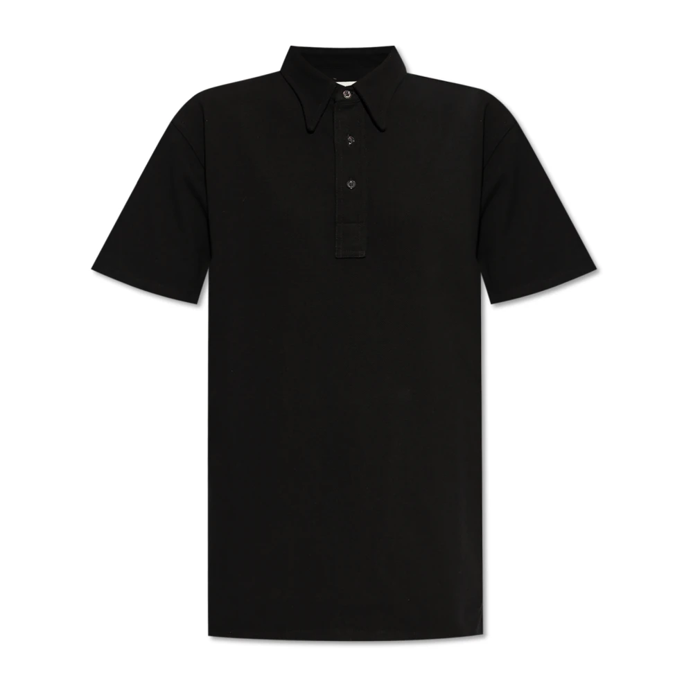 Maison Margiela Katoenen polo Black Dames