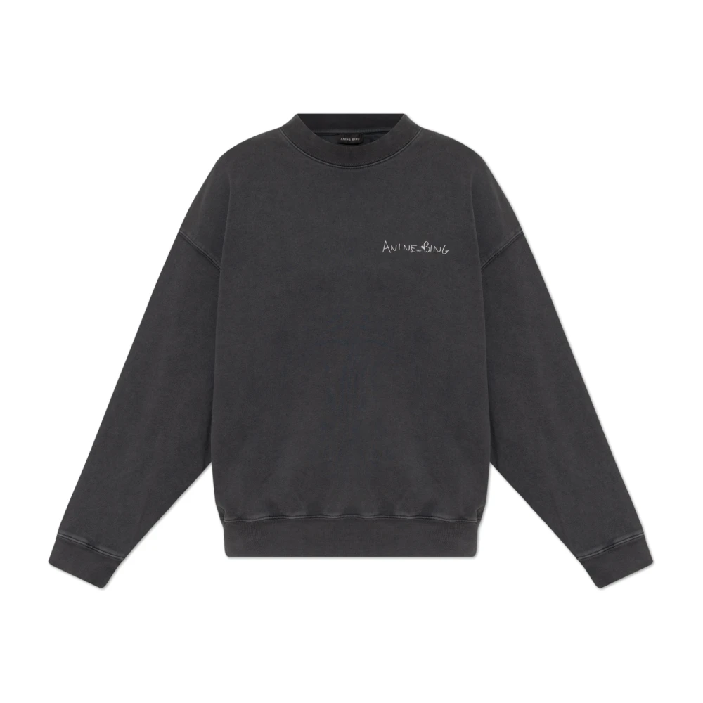 Anine Bing Sweatshirt 'Jaci' Gray Dames