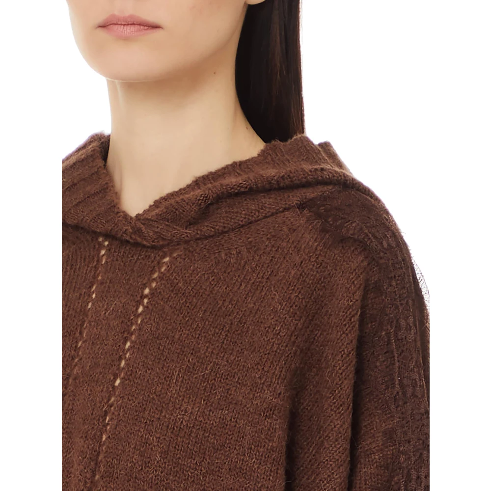 Liu Jo Bruine Hoodie voor Vrouwen Brown Dames