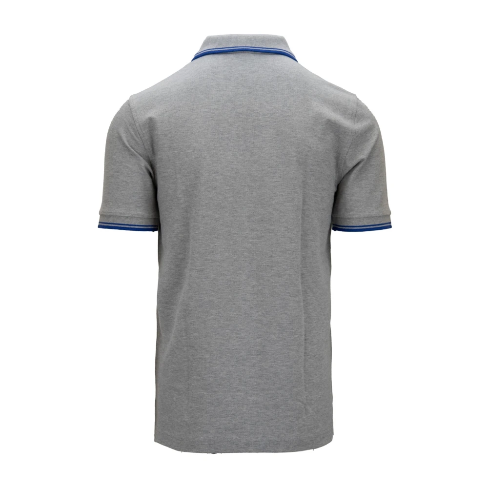 Fay Heren Knoop Polo Shirt Gray Heren