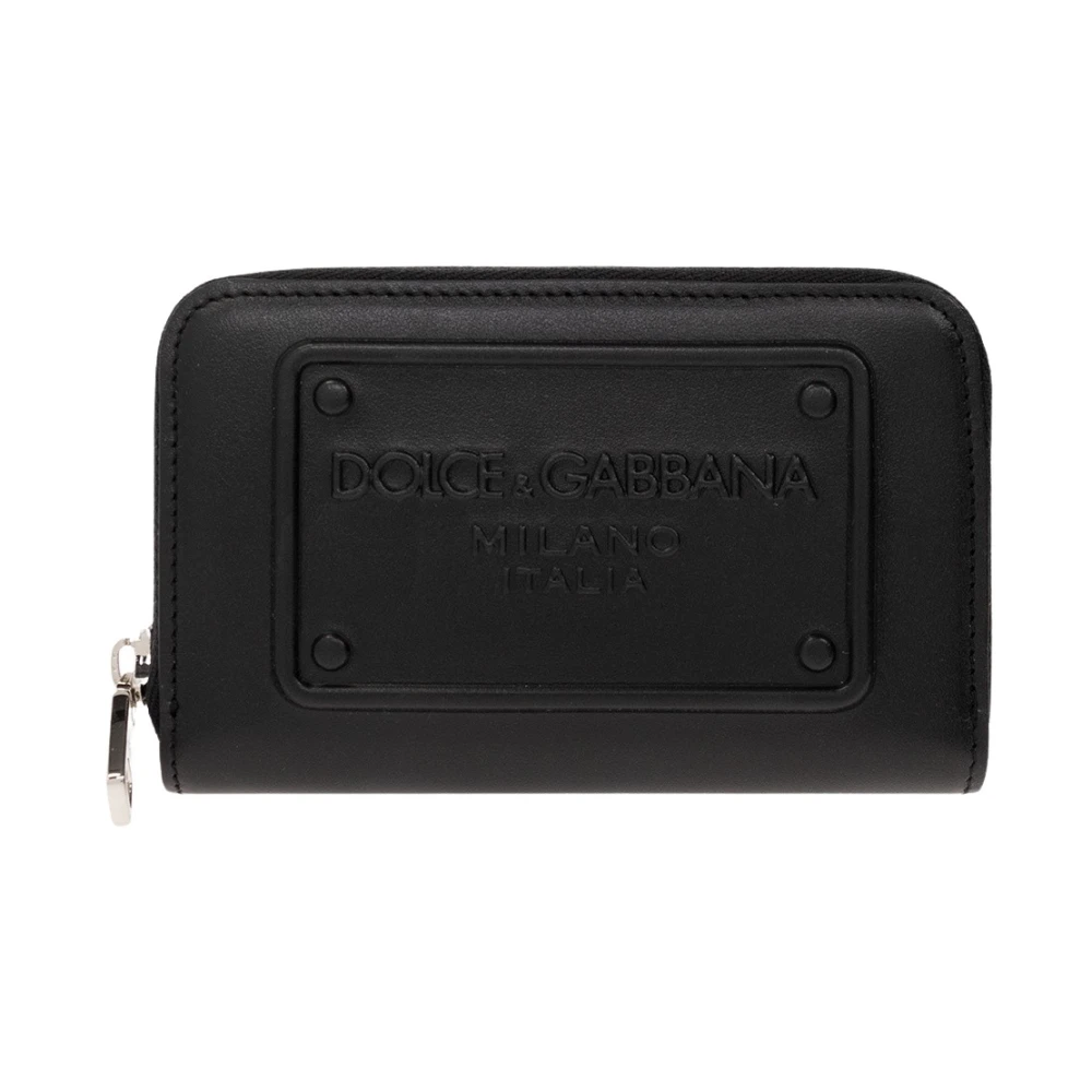Dolce & Gabbana Uomo Nero - Porta Carte In Pelle - Accessories - One Size