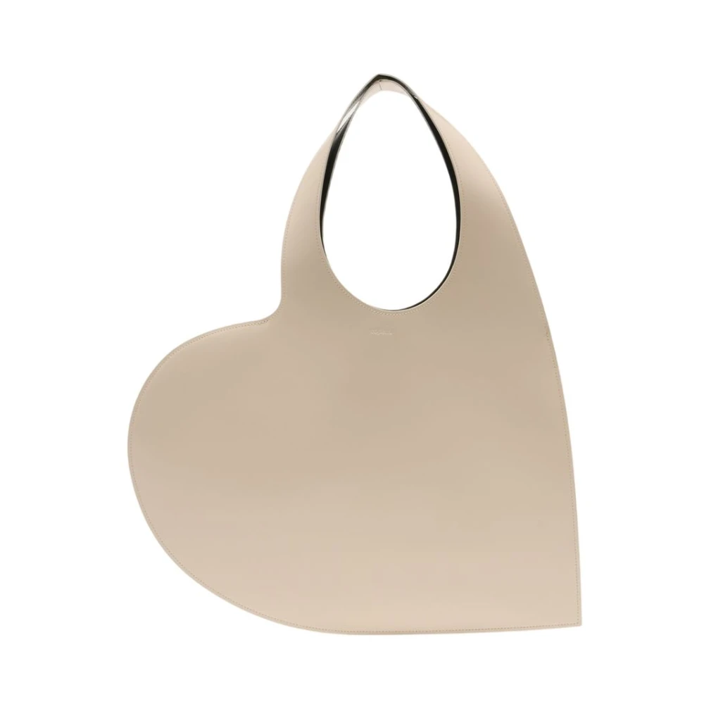 Coperni Women's Beige Heart Tote - Handbags - One Size - Bags