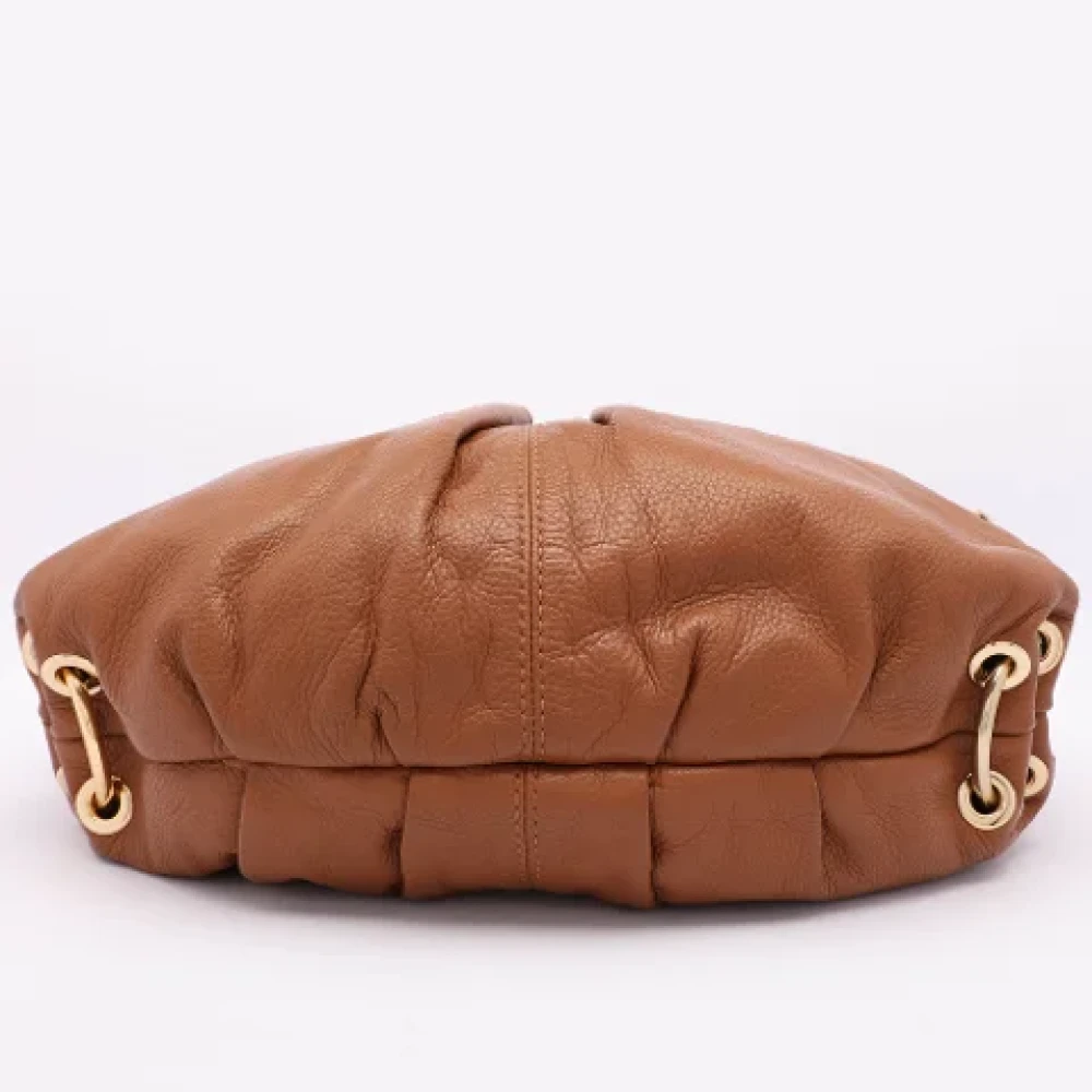 Michael Kors Pre-owned Leather handbags Brown Dames