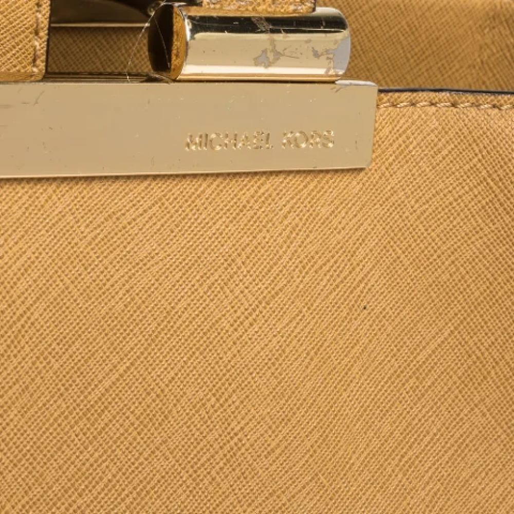 Michael Kors Pre-owned Leather totes Brown Dames