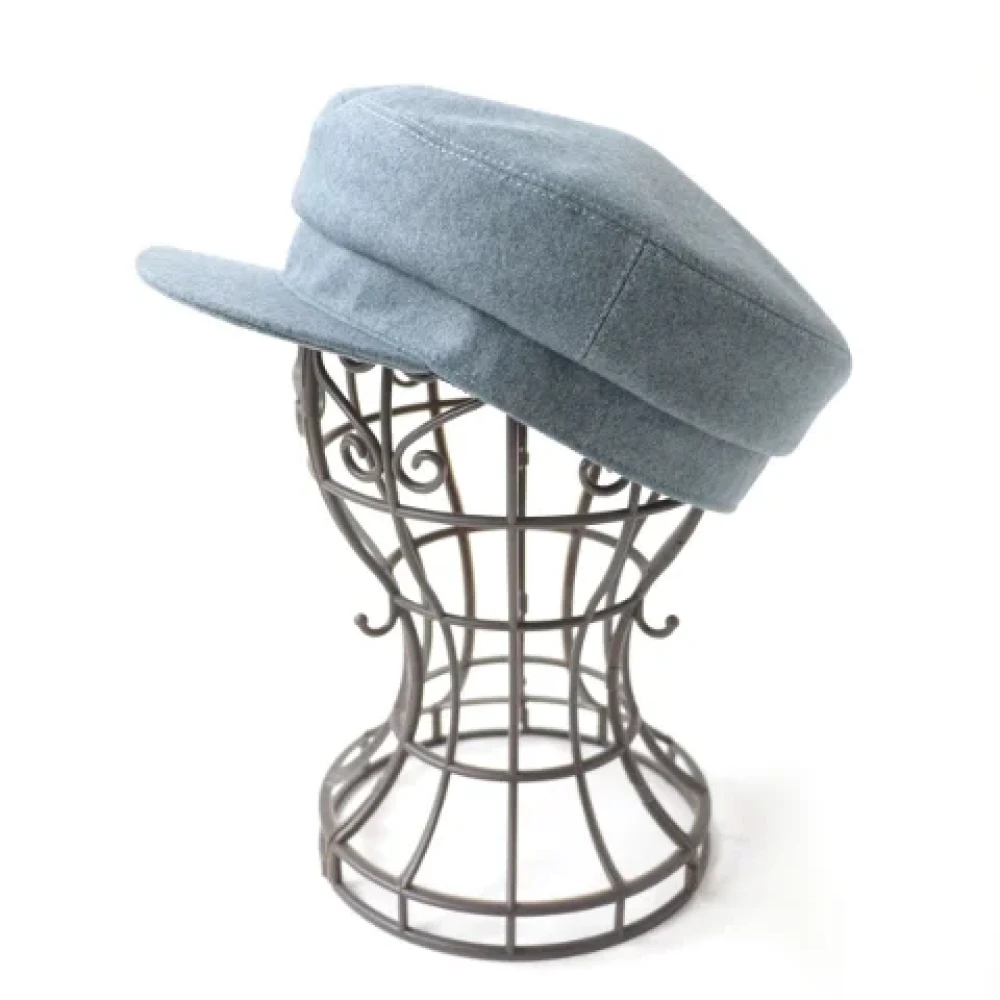 Hermès Vintage Pre-owned Fabric hats Gray Dames