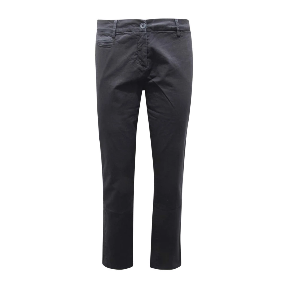 Peuterey Women's Blue Chinos, 2XL, Gart Dyed Trousers