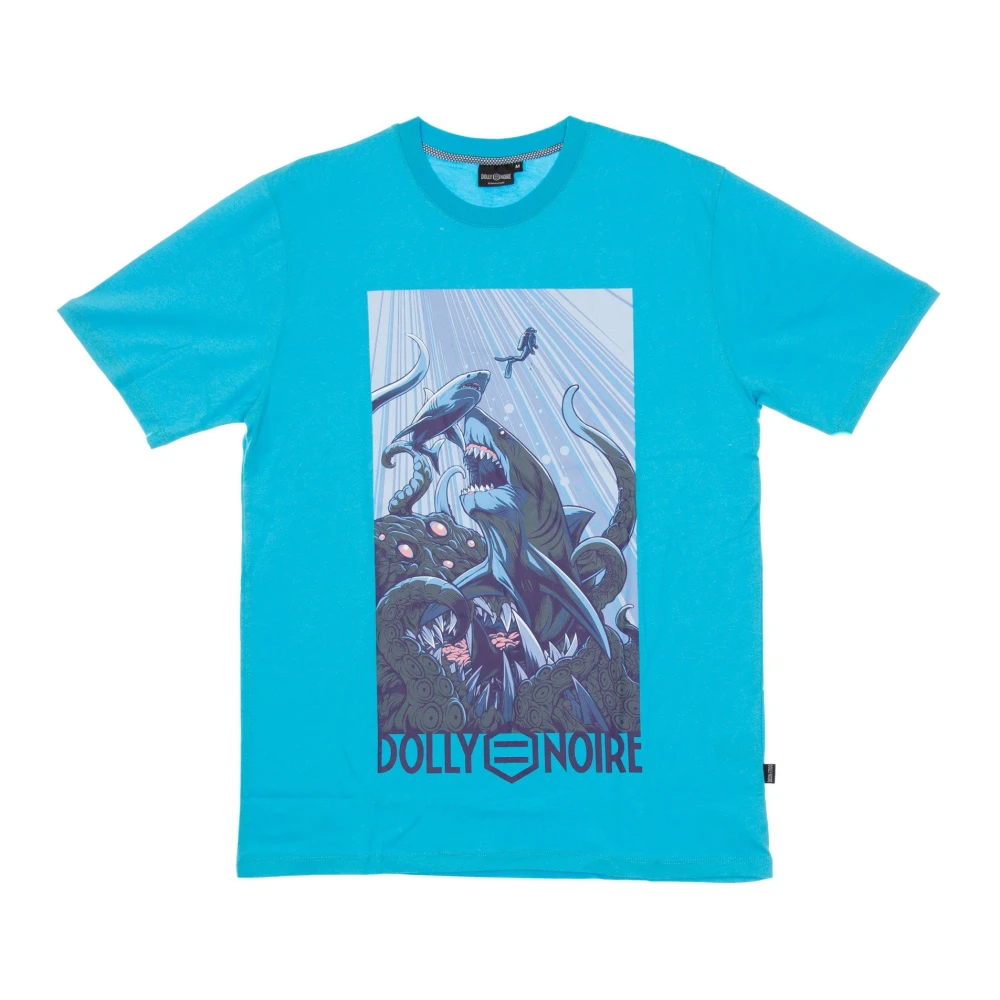 Dolly Noire Blauw Heren T-shirt met Print Blue Heren