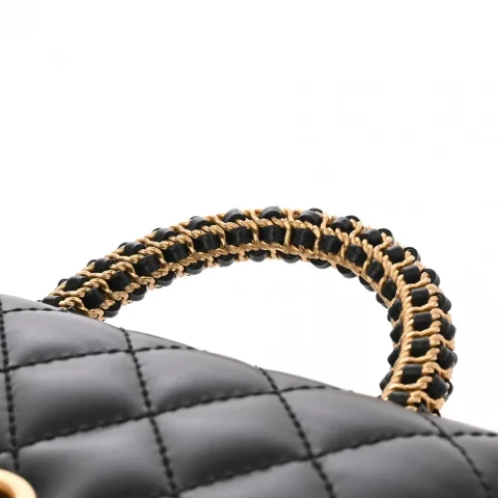 Chanel Vintage Pre-owned Fabric chanel-bags Black Dames