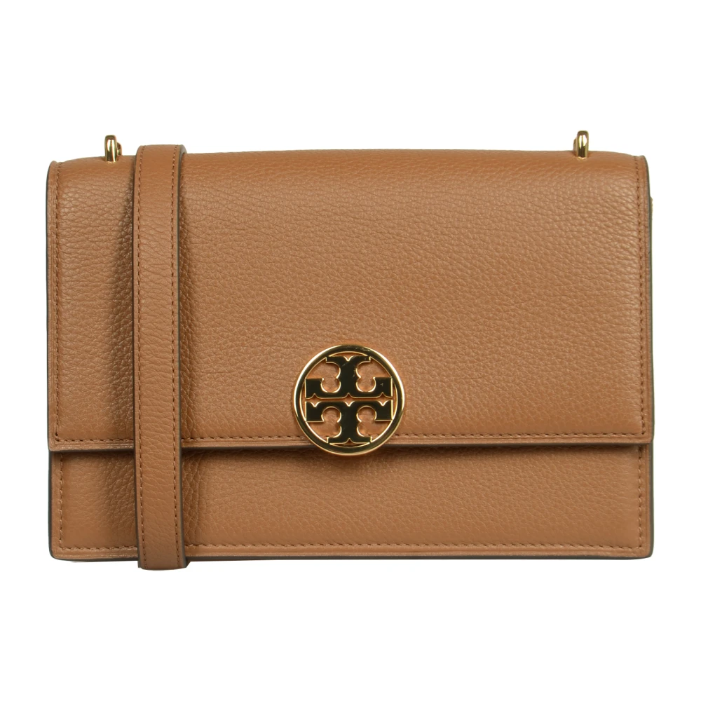 TORY BURCH Stijlvolle Miller Schoudertas Brown Dames