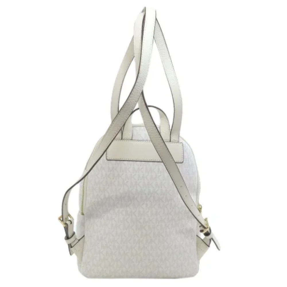 Michael Kors Pre-owned Canvas backpacks White Dames