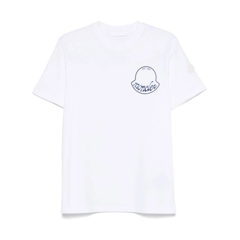 Moncler - Tops > T-Shirts - White - Moncler - Modalova