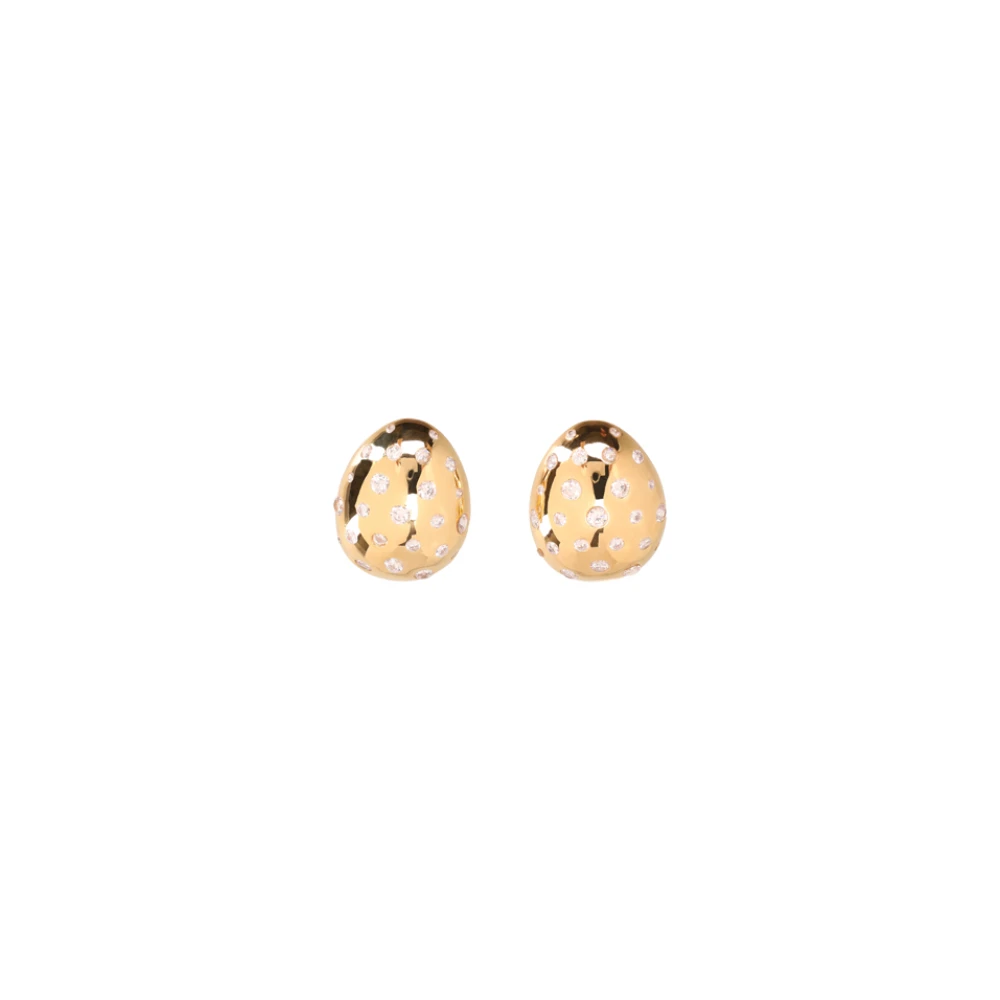 Magda Butrym Women's Gold Earrings Ss25 Stylish Model