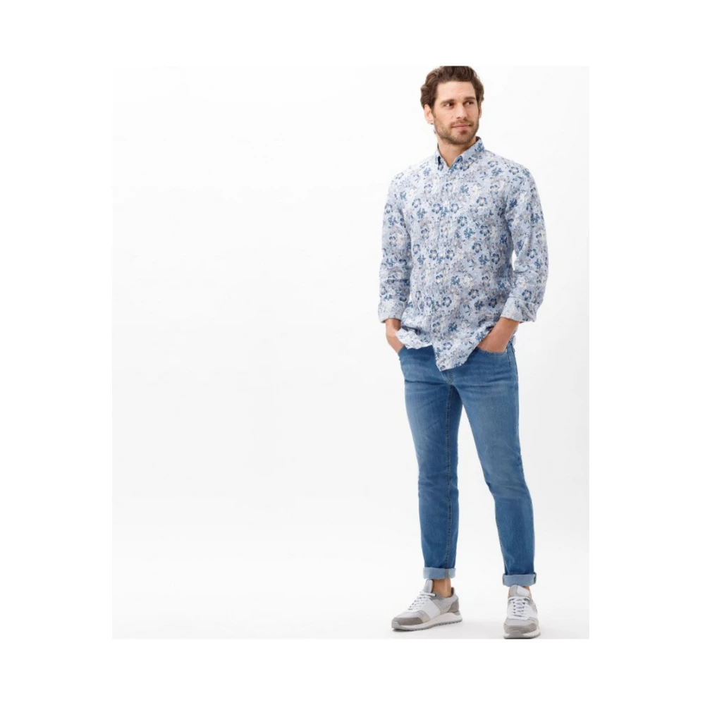 BRAX Chuck Jeans Blue Heren