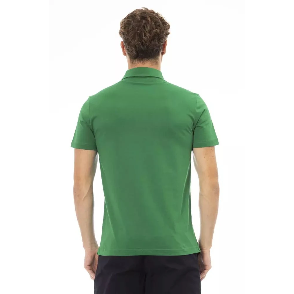 Baldinini Groen Geborduurd Poloshirt voor Mannen Green Heren