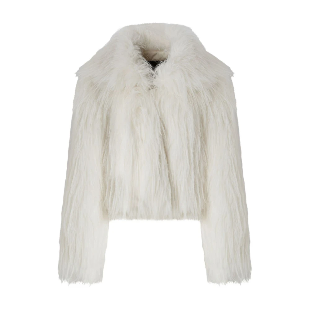 Pinko Women's White Jacket For - Faux Fur & Shearling Jackets - L - Jackets