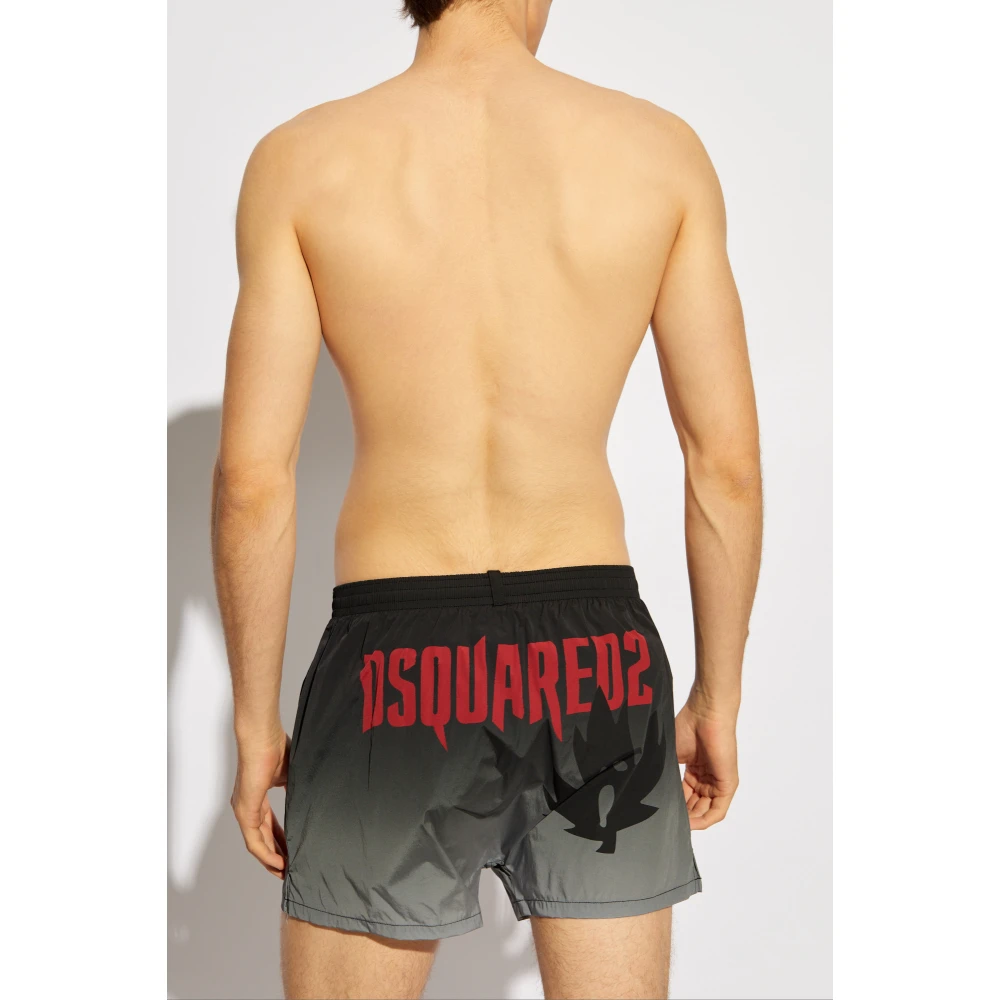 Dsquared2 Zwembroek Black Heren