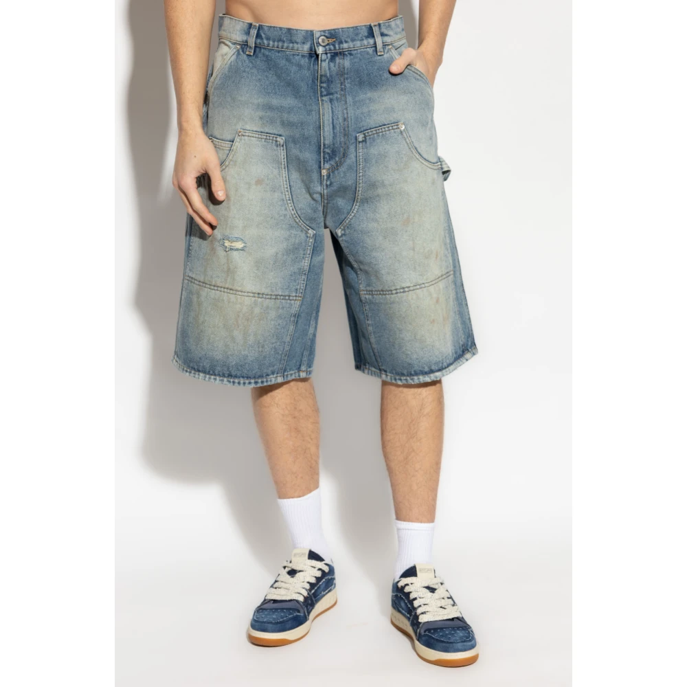 Moschino Jeans met logo Blue Heren