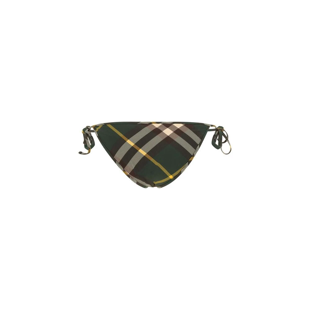 Burberry Klassieke Bikinislip met Strikbandjes Green Dames