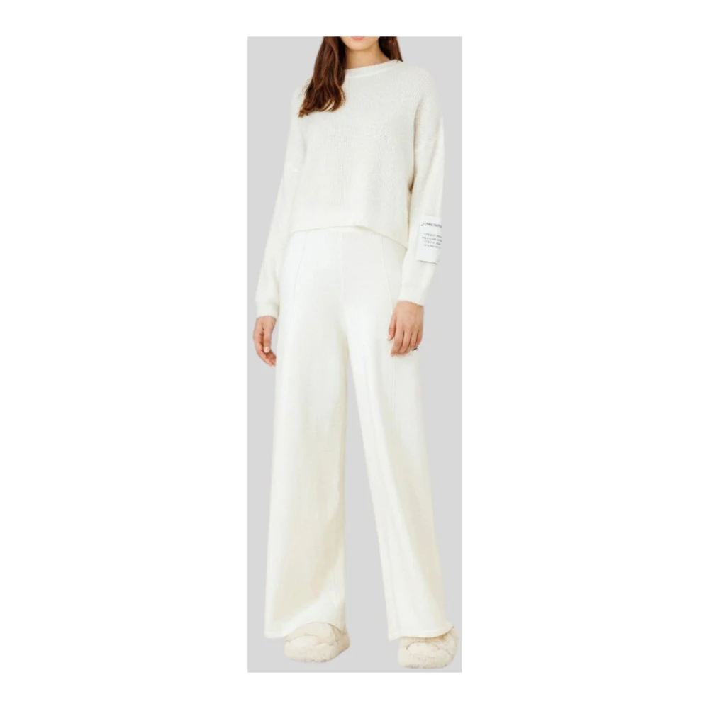 Hinnominate Wide Trousers White Dames