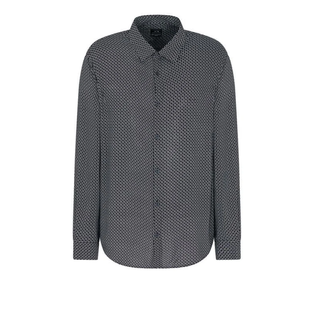 Armani Exchange Uomo Blu Magliette, M, New,