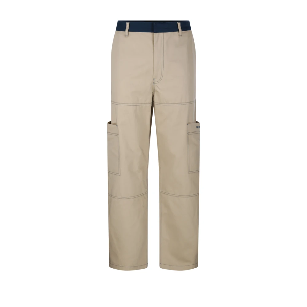 Trousers > Straight Trousers - - Off White - Modalova