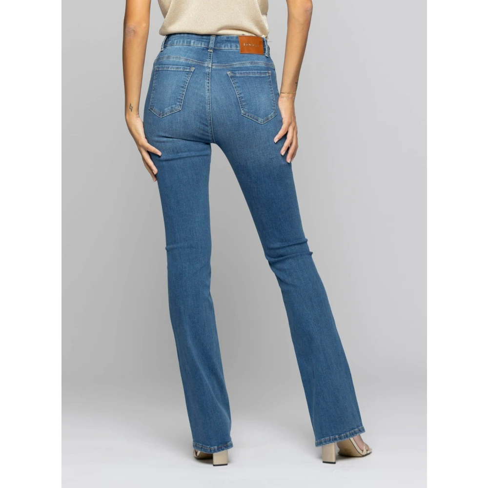 Kocca Bootcut Denim Jeans Blue Dames