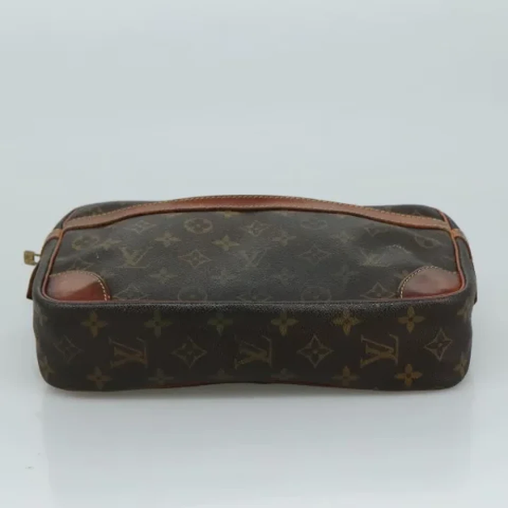 Louis Vuitton Vintage Pre-owned Canvas clutches Brown Dames