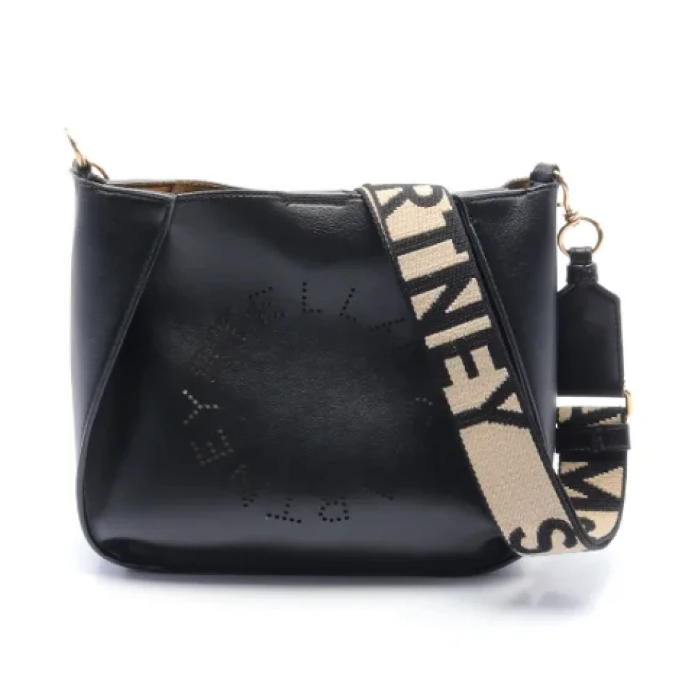 Stella McCartney Pre-owned Leather shoulder-bags Black Dames