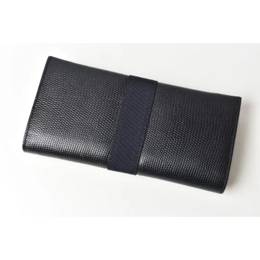 Salvatore Ferragamo Pre-owned Leather wallets Black Dames