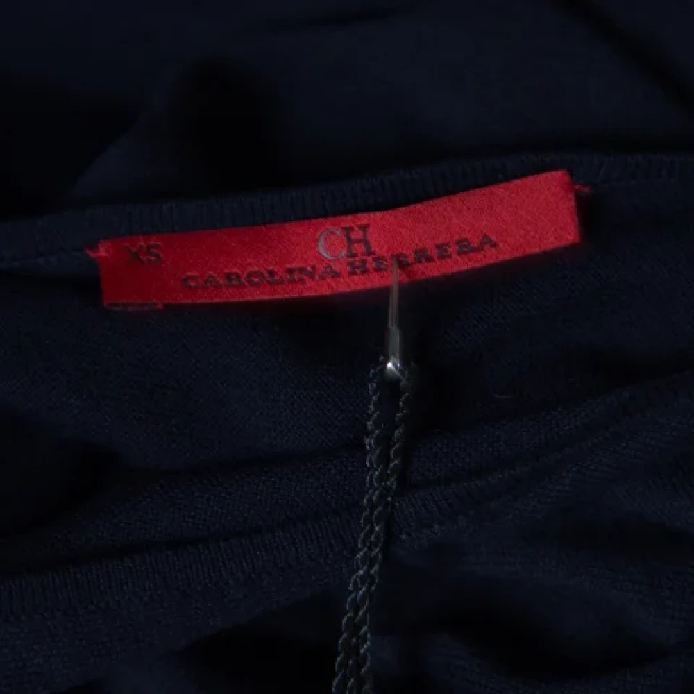 Carolina Herrera Pre-owned Fabric tops Blue Dames