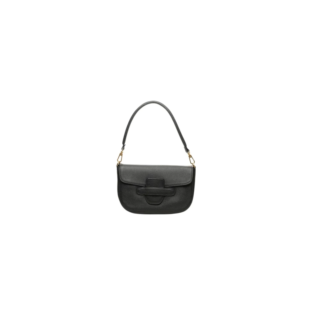 Abro Crossbody bags Schultertasche Camilla Black Gold in zwart