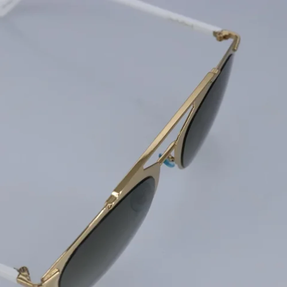 Dior Vintage Pre-owned Plastic sunglasses Yellow Dames