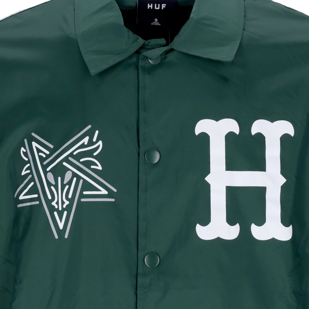 HUF Bosgroene Coachesjas met Thrasher Green Heren