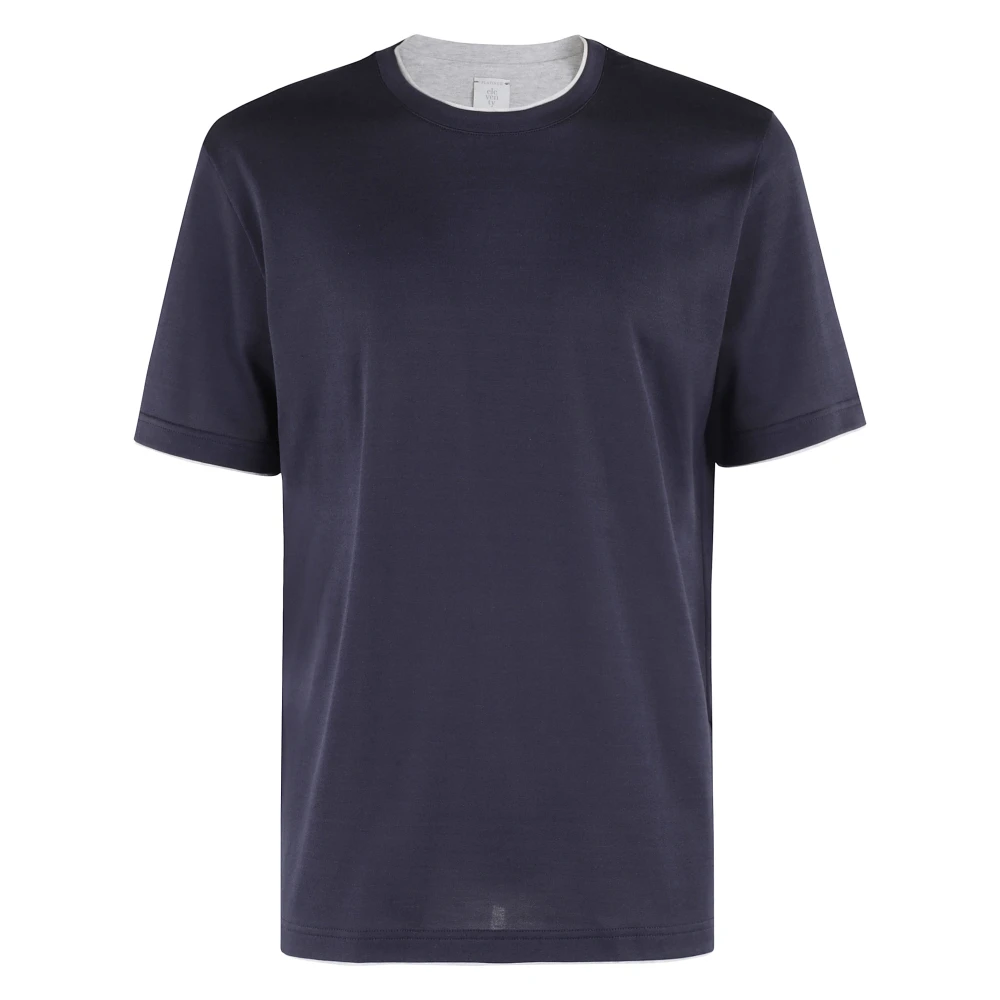 Eleventy - Tops > T-Shirts - Blue - Eleventy - Modalova