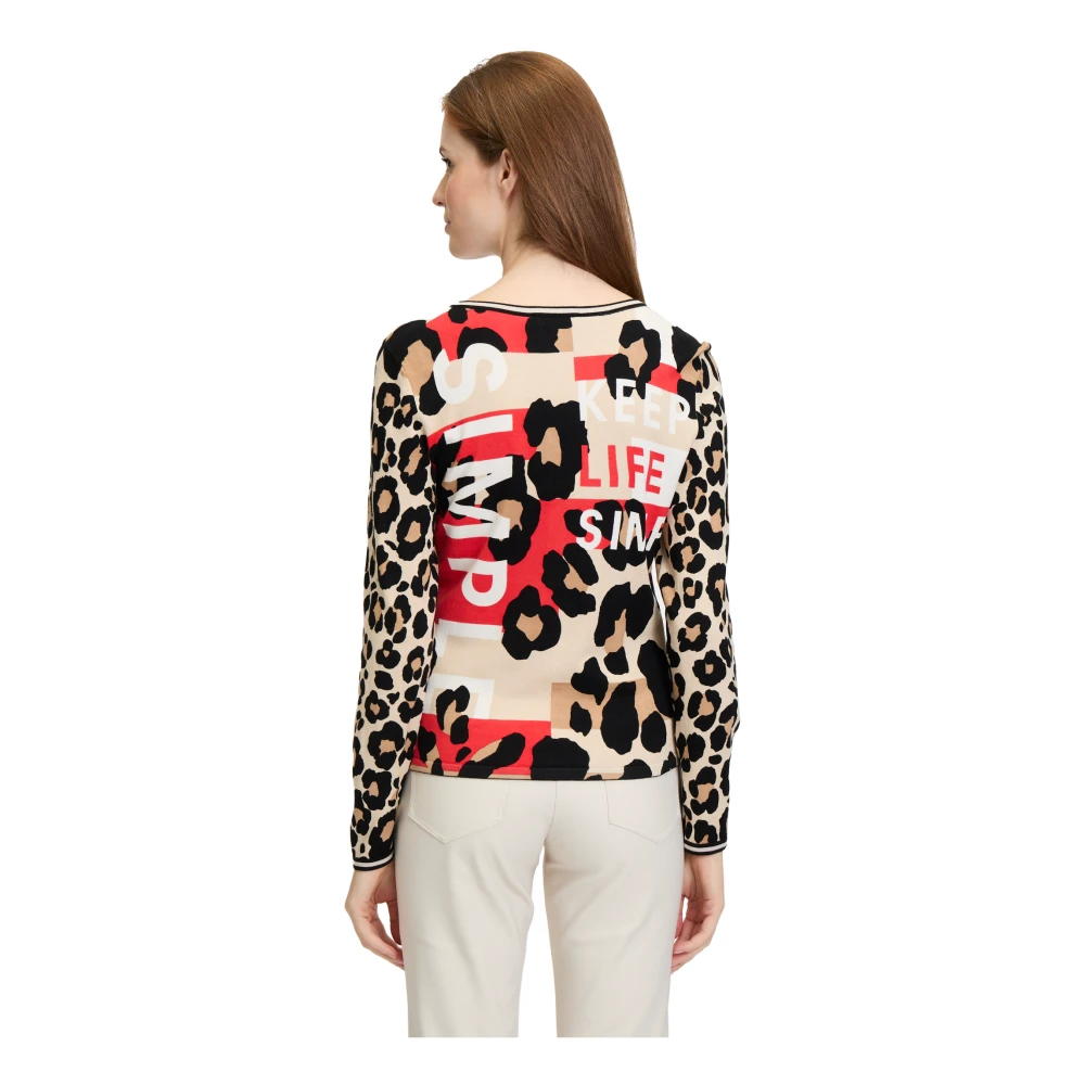 Betty Barclay Cardigan met dierenprint Multicolor Dames