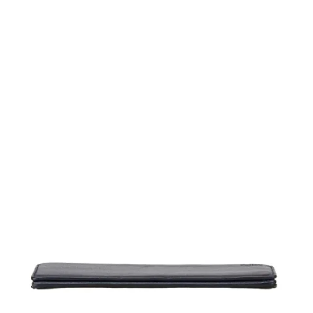 Loewe Pre-owned Leather wallets Black Dames
