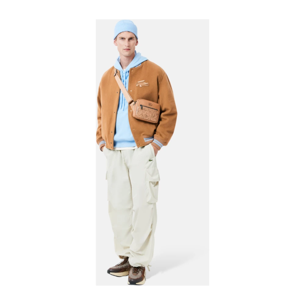 Lacoste Krokodil Badge Wol Teddy Jack Brown Heren
