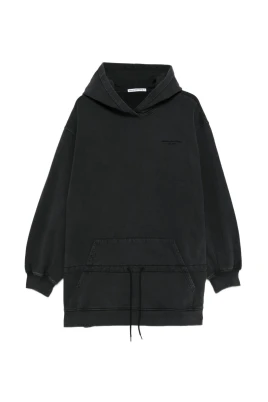 Hoodieklänning med Droppad Midja