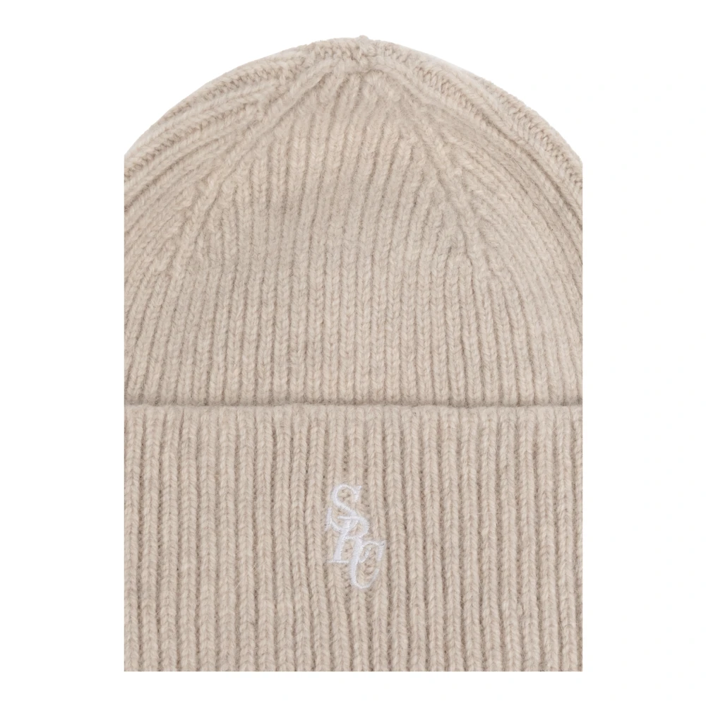 Sporty & Rich Wollen muts Beige Unisex