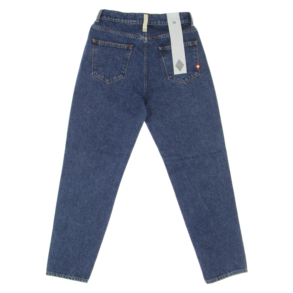 Amish Slim Fit Denim Jeans Stone Washed Blue Dames