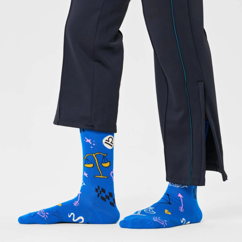 Happy Socks Libra Shapewear Sokken Blue Heren