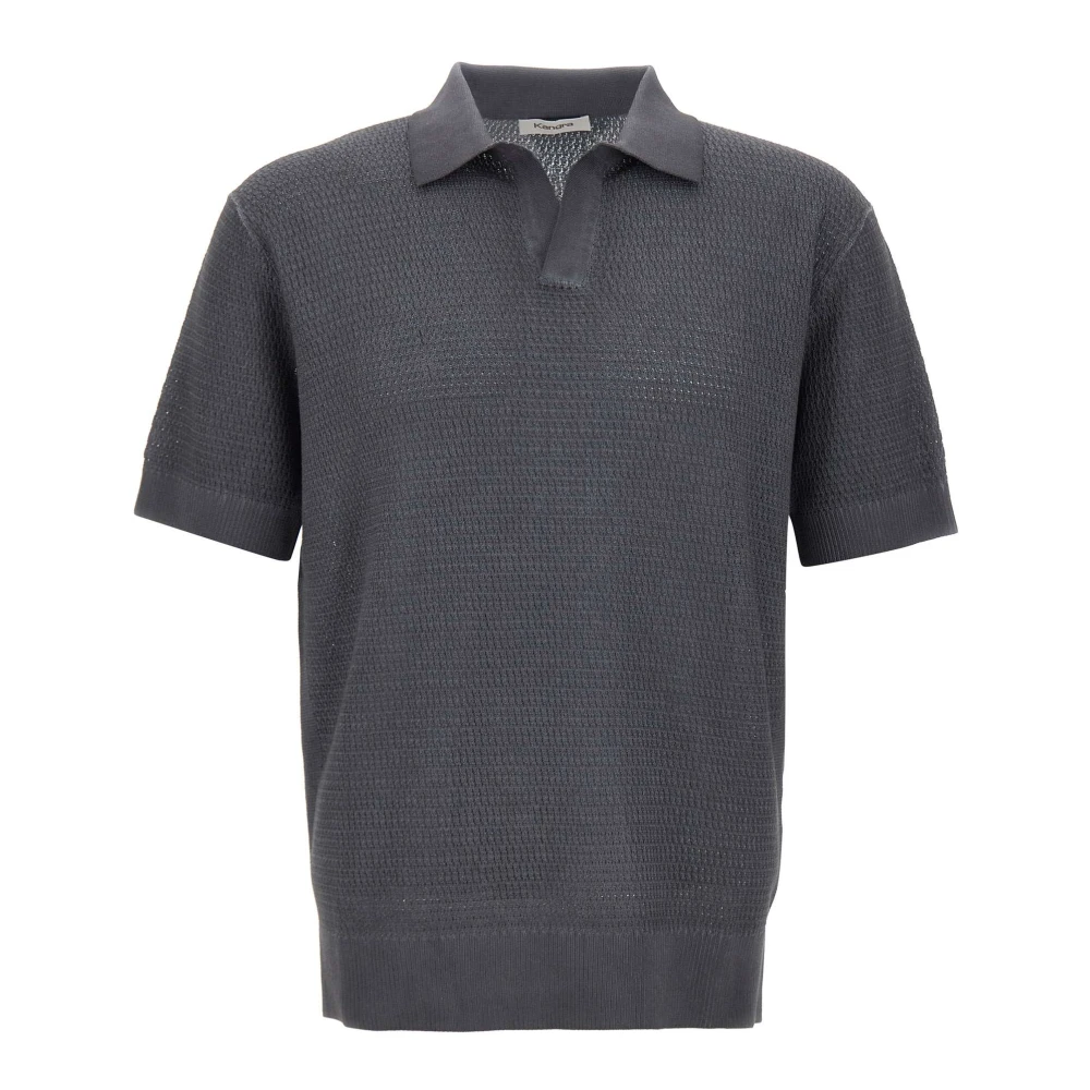 Kangra Gray Polo Shirt - Male - Polo Shirts - Xl - Tops