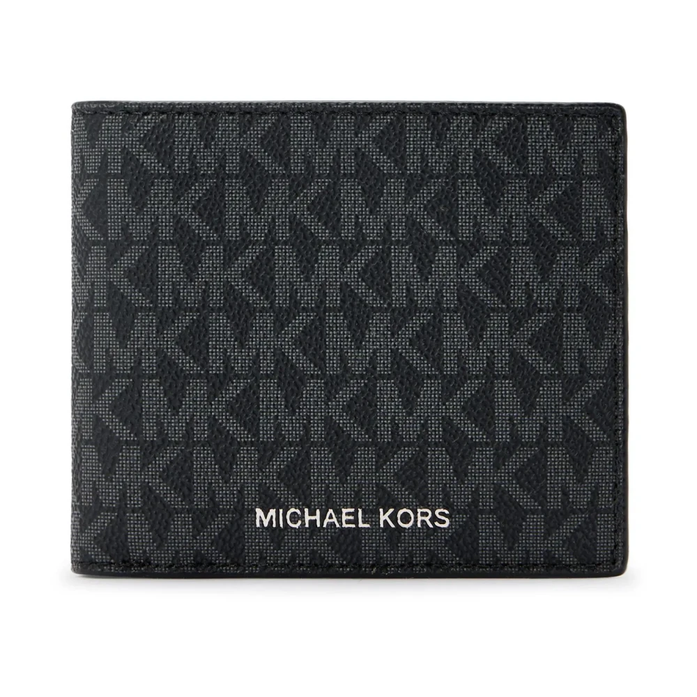 Michael Kors Stijlvol Leren Portemonnee Black Heren