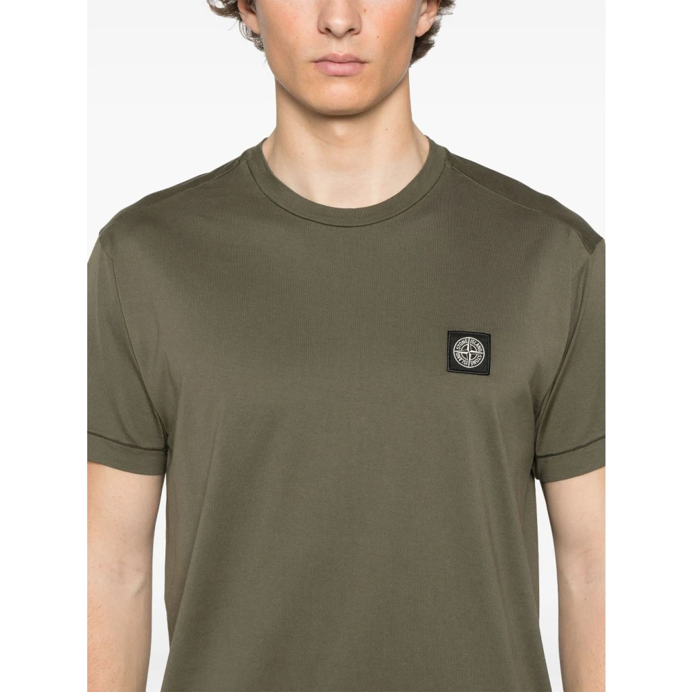 Stone Island Groene T-shirts en Polos Green Heren