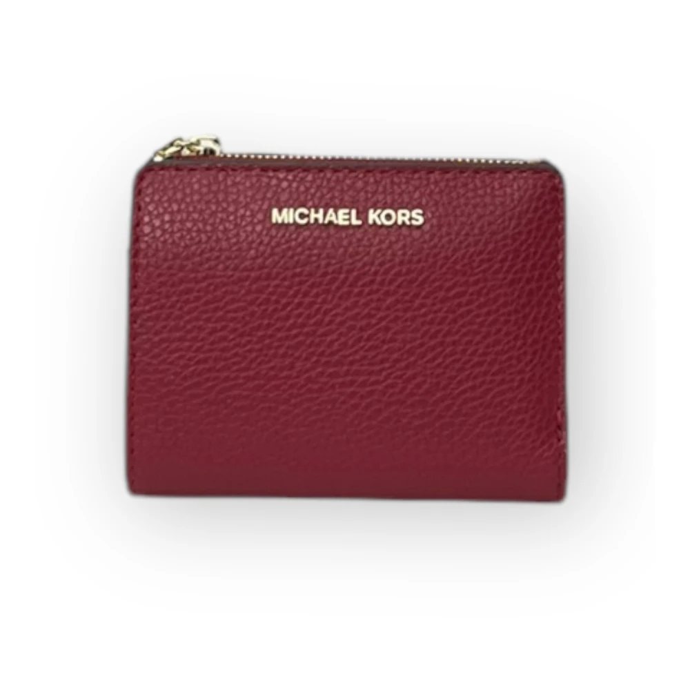 Michael Kors Snap Coin Portemonnee Red Dames